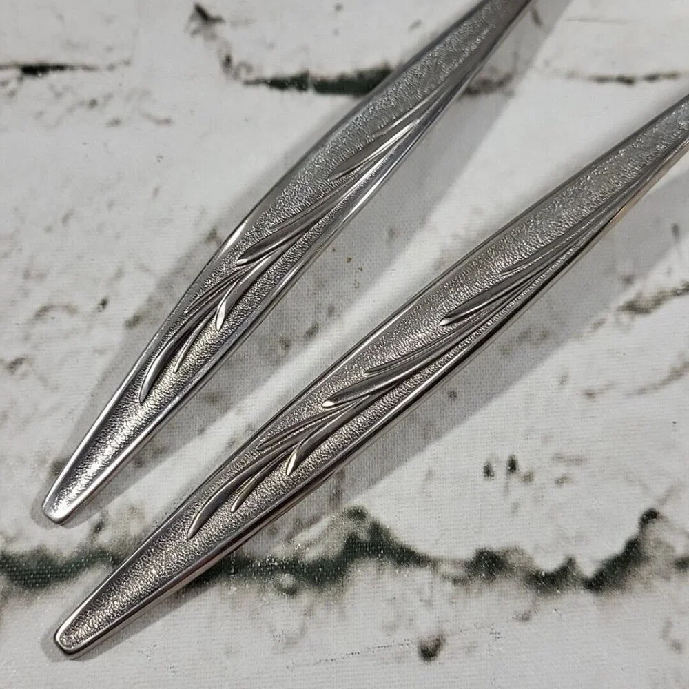 1847 Rogers‎ Bros SEA ISLAND International Stainless Serving Fork and Ladle